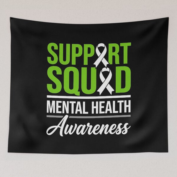 Item preview, Support Squad Mental Health Awareness Bold Tee designed and sold by SofenArt.
