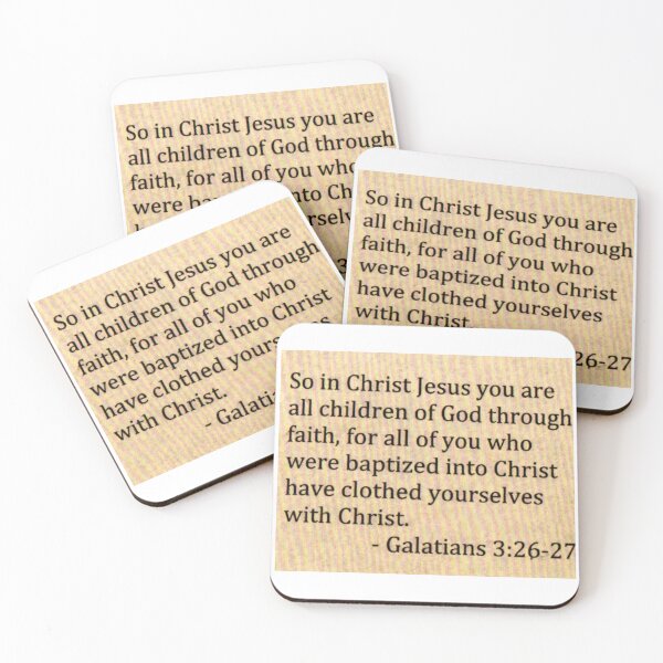 Item preview, Galatians 3:26-27 designed and sold by di-Vera-Rosati.