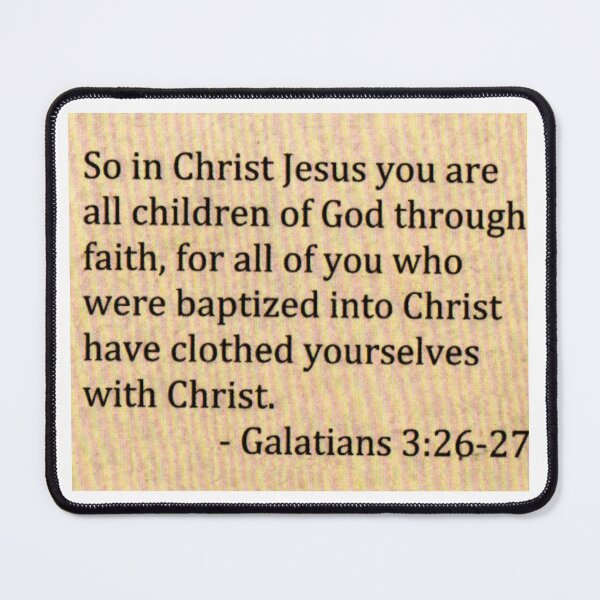 Item preview, Galatians 3:26-27 designed and sold by di-Vera-Rosati.