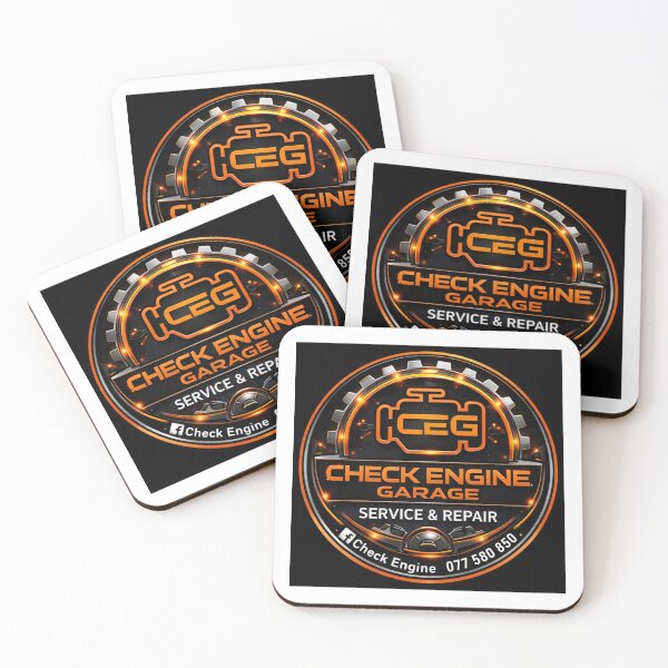 Item preview, Check Engine Garage – Premium Automotive Service & Car Enthusiast Design designed and sold by allin14fun.