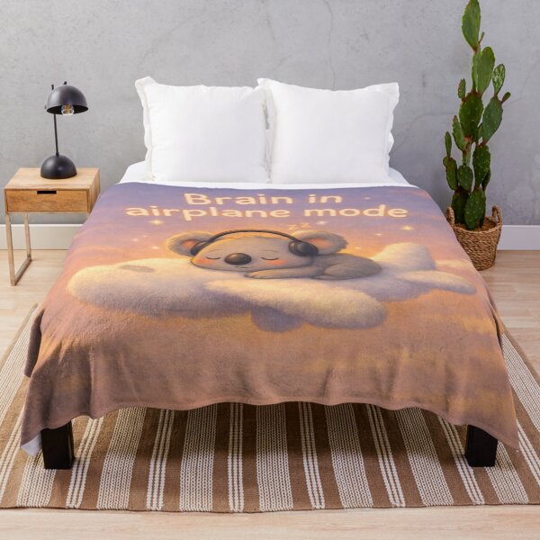 Item preview, Koala in Airplane Mode designed and sold by PurrfectWhisper.