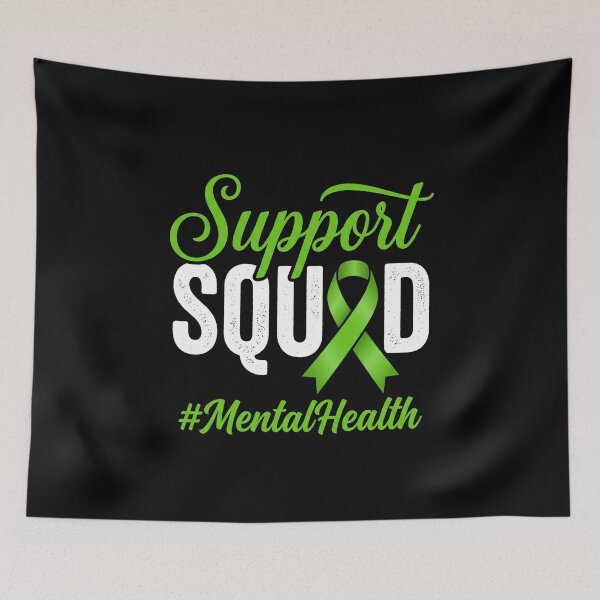 Item preview, Support Squad Mental Health Awareness Group Tee designed and sold by SofenArt.