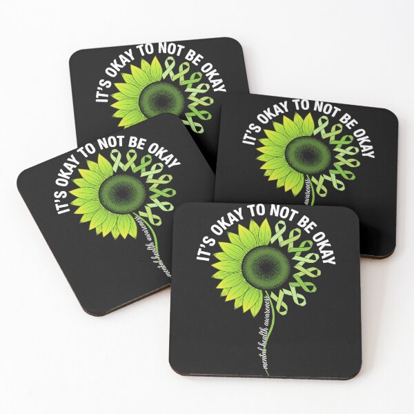 Item preview, It's Okay Sunflower Mental Health Awareness Tee designed and sold by SofenArt.