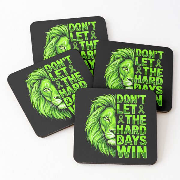 Item preview, Don't Let The Hard Days Win Lion Mental Health Tee designed and sold by SofenArt.