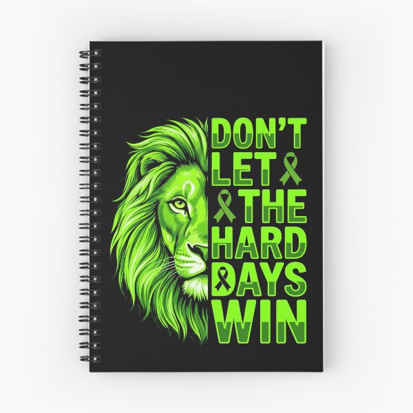 Item preview, Don't Let The Hard Days Win Lion Mental Health Tee designed and sold by SofenArt.