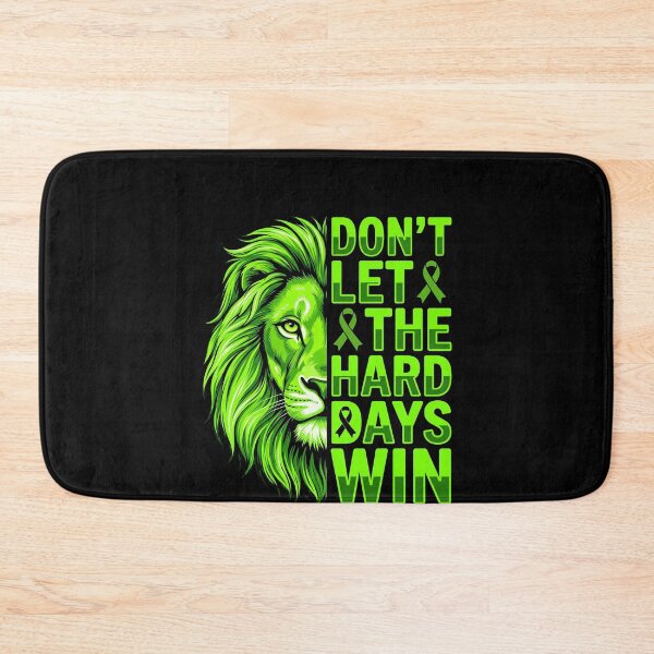 Item preview, Don't Let The Hard Days Win Lion Mental Health Tee designed and sold by SofenArt.