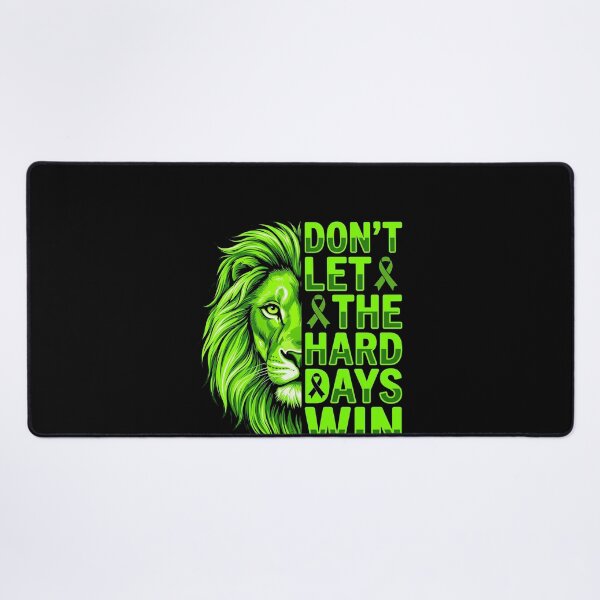 Item preview, Don't Let The Hard Days Win Lion Mental Health Tee designed and sold by SofenArt.