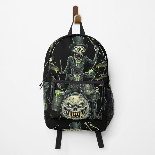 Item preview, Creepy Drummer — Skeleton Drummer Horror Cartoon designed and sold by David Mateo ArtWorks.