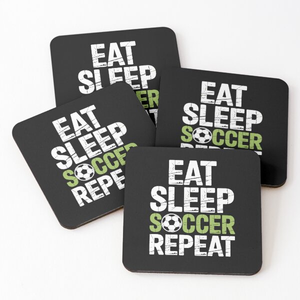 Item preview, Eat Sleep Soccer Repeat designed and sold by jkrphoto.