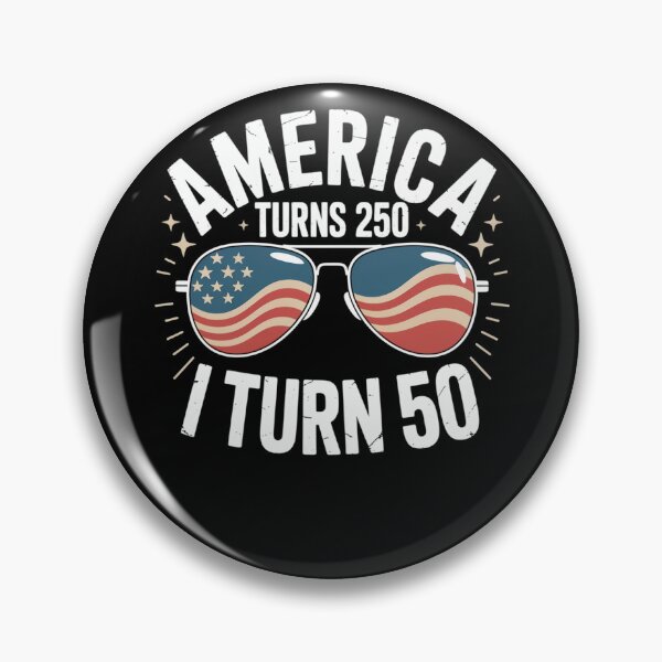 Item preview, America Turns 250 I Turn 50 Patriotic Birthday designed and sold by SuperAndSocial.