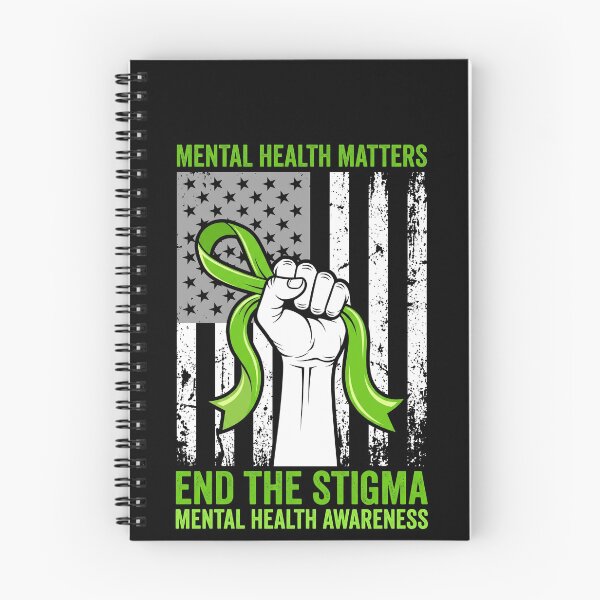 Item preview, Mental Health Matters End Stigma USA Flag Tee designed and sold by SofenArt.