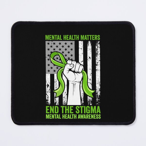Item preview, Mental Health Matters End Stigma USA Flag Tee designed and sold by SofenArt.