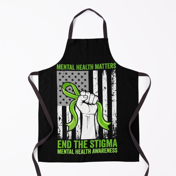 Item preview, Mental Health Matters End Stigma USA Flag Tee designed and sold by SofenArt.