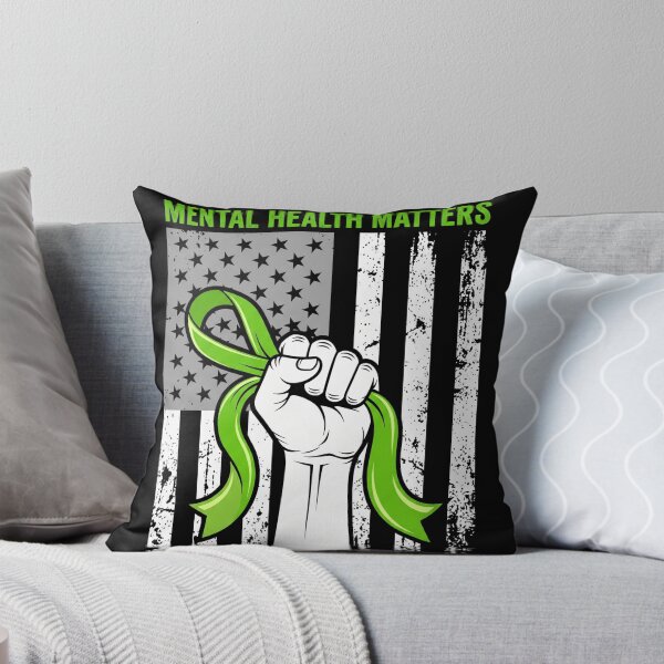 Item preview, Mental Health Matters End Stigma USA Flag Tee designed and sold by SofenArt.