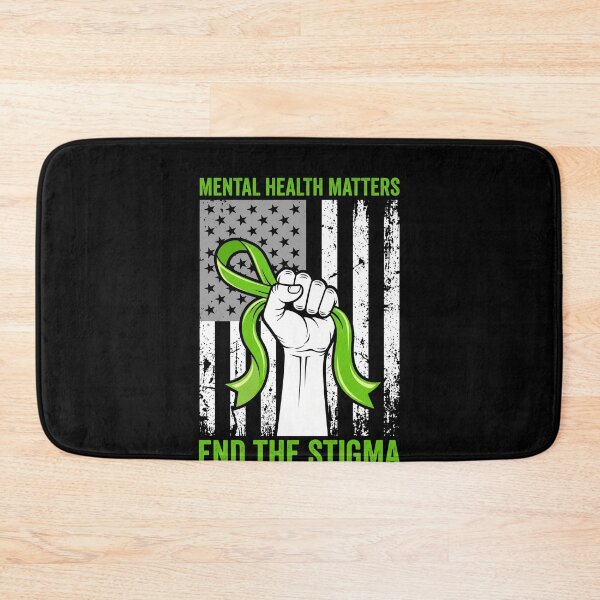 Item preview, Mental Health Matters End Stigma USA Flag Tee designed and sold by SofenArt.