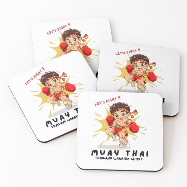 Item preview, Cute Muay Thai Fighter Chibi – Thailand Warrior Spirit Cartoon | Let’s Fight Muay Thai Graphic designed and sold by Beeform.