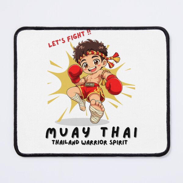 Item preview, Cute Muay Thai Fighter Chibi – Thailand Warrior Spirit Cartoon | Let’s Fight Muay Thai Graphic designed and sold by Beeform.
