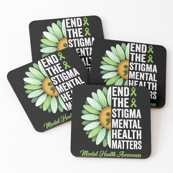 Item preview, End The Stigma Mental Health Matters Daisy Tee designed and sold by SofenArt.