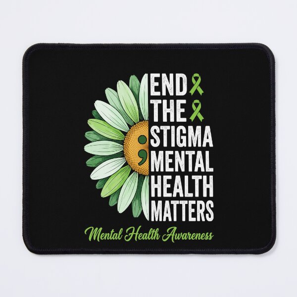 Item preview, End The Stigma Mental Health Matters Daisy Tee designed and sold by SofenArt.