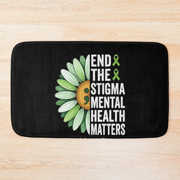 Item preview, End The Stigma Mental Health Matters Daisy Tee designed and sold by SofenArt.