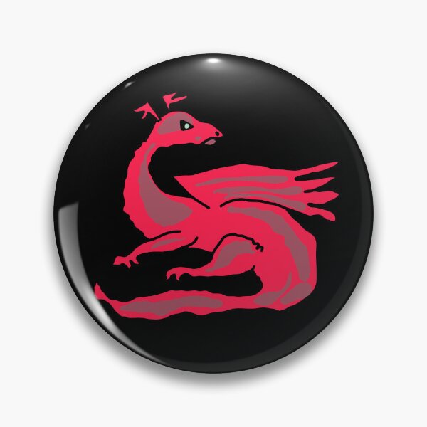 Item preview, Pink Dragon – Fantasy Cartoon Creature Art designed and sold by GaMaDesing.