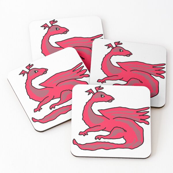 Item preview, Pink Dragon – Fantasy Cartoon Creature Art designed and sold by GaMaDesing.