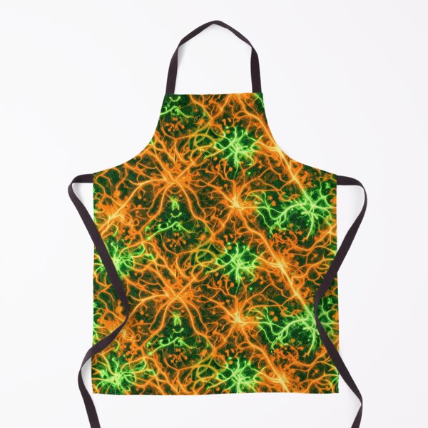 Item preview, Neon Bioelectric Energy Seamless Pattern | Abstract Plasma Network Art designed and sold by AnimalAirtistry.