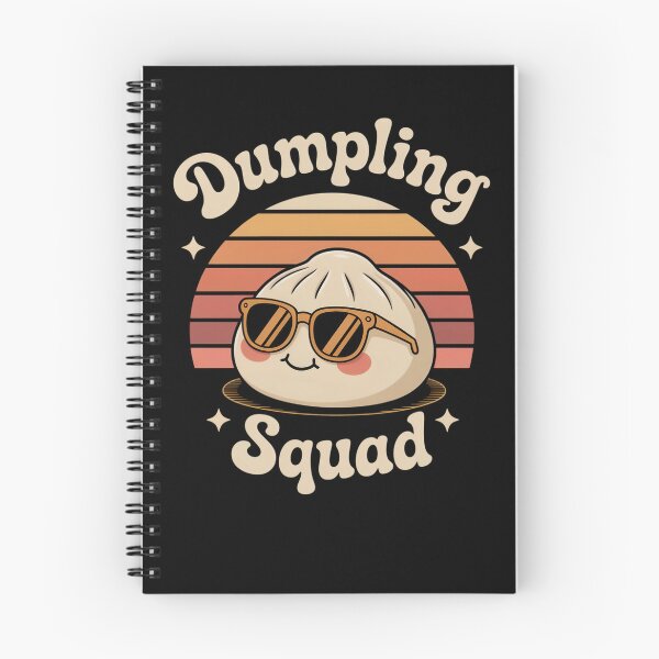 Item preview, Cool Dumpling Squad Retro Sunset Foodie Lover designed and sold by SuperAndSocial.