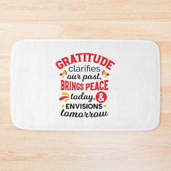 Item preview, Gratitude Clarifies Our Past – Inspirational Gratitude Quote designed and sold by FlinArt.