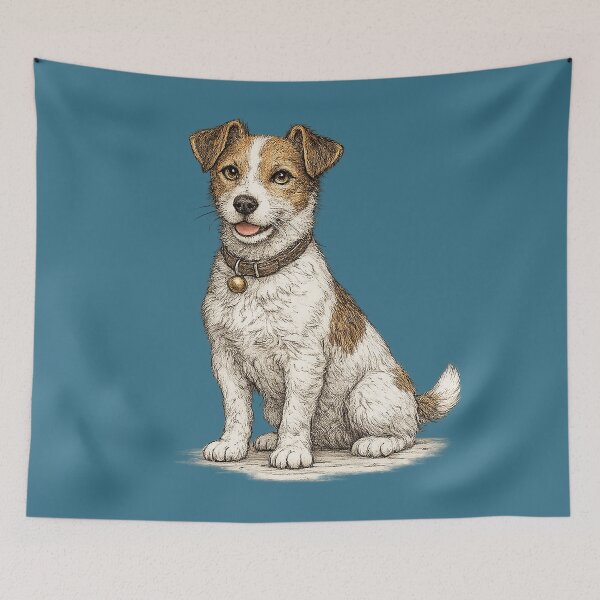 Item preview, Beautiful Tartarian Royal Dog - Deep Blue - Visualise Invisible designed and sold by VisualiseIt.