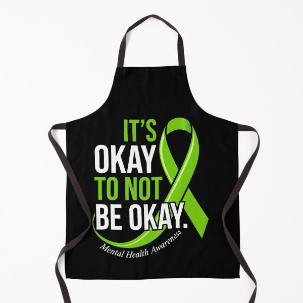 Item preview, It's Okay To Not Be Okay Mental Health Ribbon Tee designed and sold by SofenArt.