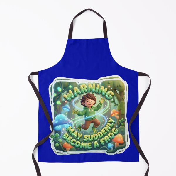 Item preview, Warning May Suddenly Become A Frog Whimsical Art designed and sold by pradeepvisuals.