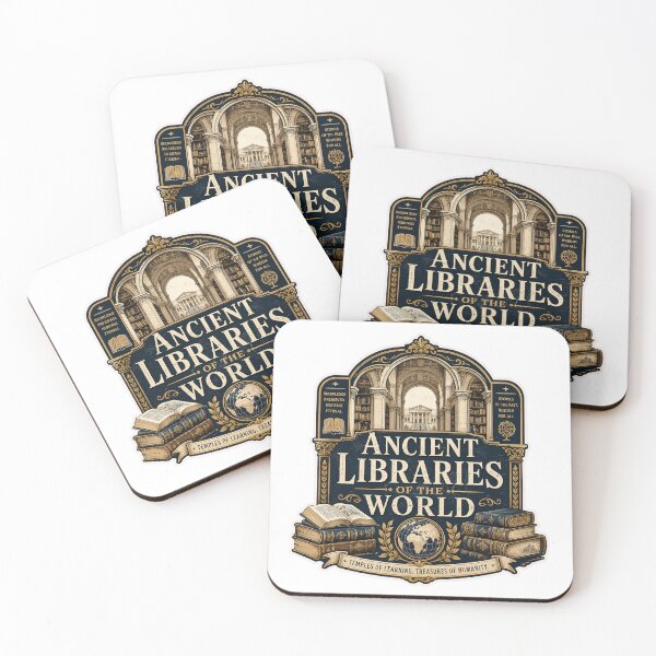 Item preview, Ancient Libraries of the World Heritage Design designed and sold by ArtsyExplorer.