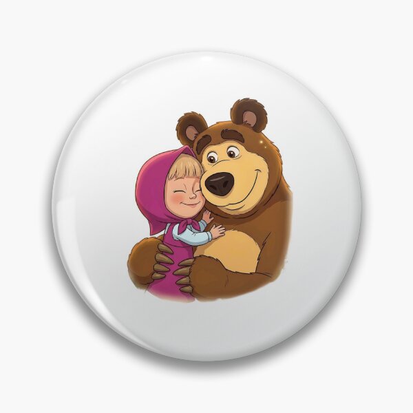Item preview, Cute Bear Hug Sticker | Adorable Cartoon Girl & Bear PNG designed and sold by ashwin131.