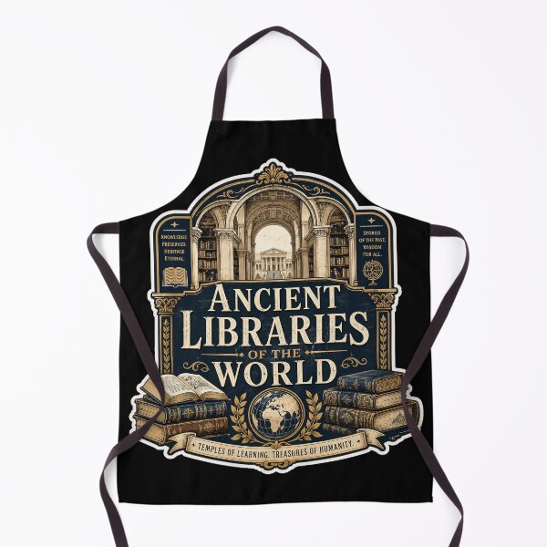 Item preview, Ancient Libraries of the World Heritage Design designed and sold by ArtsyExplorer.