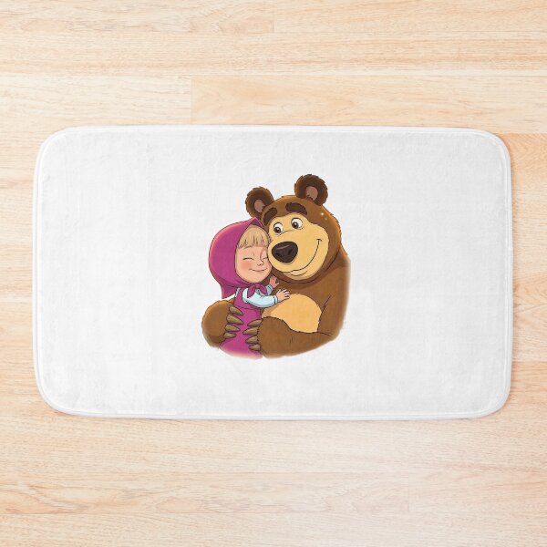 Item preview, Cute Bear Hug Sticker | Adorable Cartoon Girl & Bear PNG designed and sold by ashwin131.