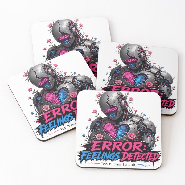 Item preview, Cyberpunk Robot Emotional Glitch Design designed and sold by R-B-Colors.