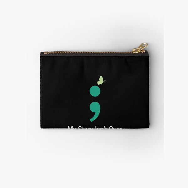 Item preview, My Story Isn't Over Semicolon Mental Health Awareness Hope designed and sold by SofenArt.