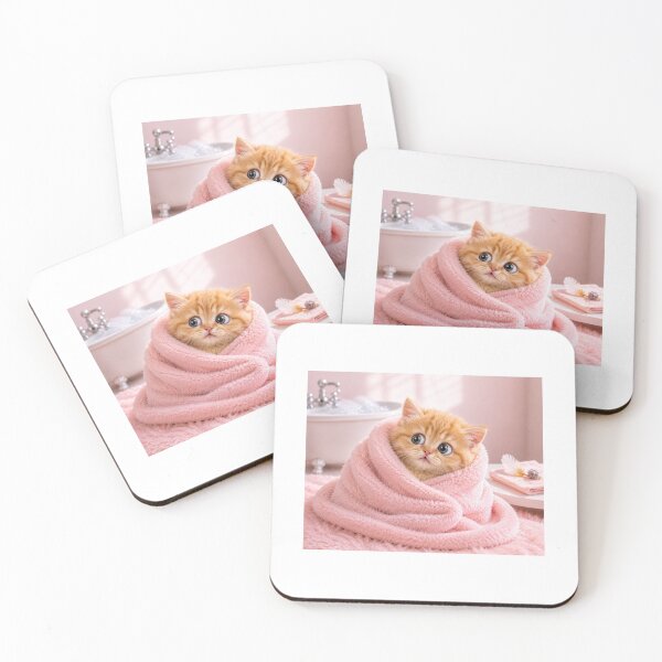 Item preview, Freshly Bathed Kitten Burrito designed and sold by LovelyCatGalaxy.