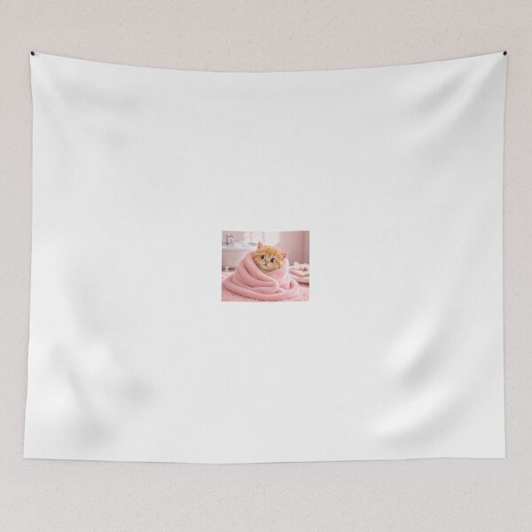 Item preview, Freshly Bathed Kitten Burrito designed and sold by LovelyCatGalaxy.