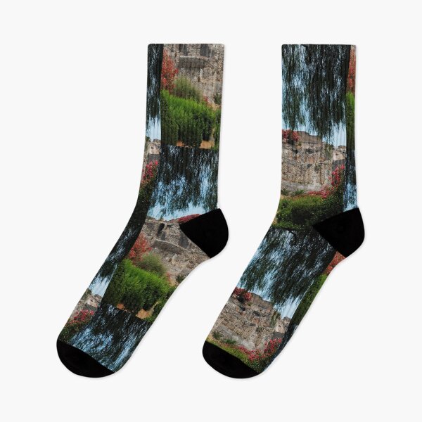 Item preview, Ancient Ruins Framed by Mediterranean Garden designed and sold by onubi.
