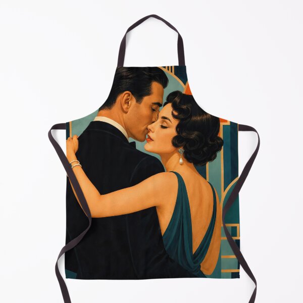 Item preview, Wall Art - Postcard - Art Deco Embrace – Timeless Glamour designed and sold by ForeverPrintsOK.