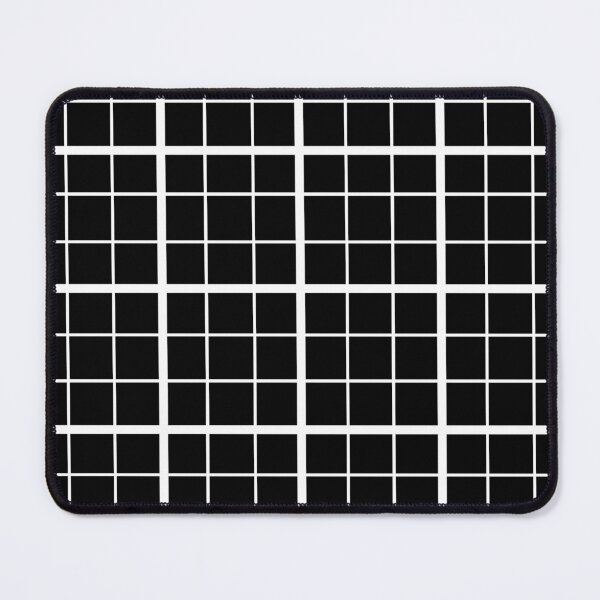 Item preview, Black and White Grid Windowpane Check Design  designed and sold by PatternTitan.