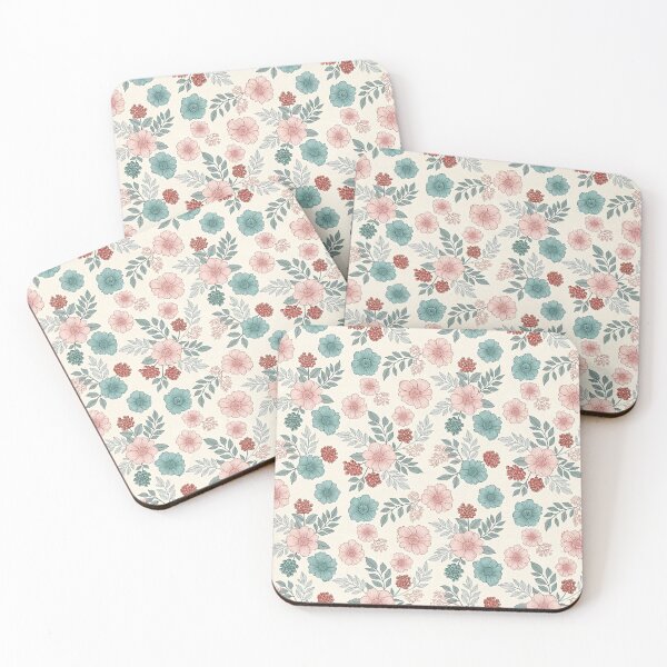 Item preview, Modern Pastel Romantic Botanical Floral Pattern designed and sold by VelloomStore.