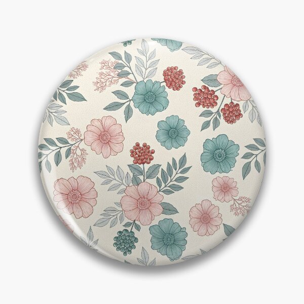 Item preview, Modern Pastel Romantic Botanical Floral Pattern designed and sold by VelloomStore.
