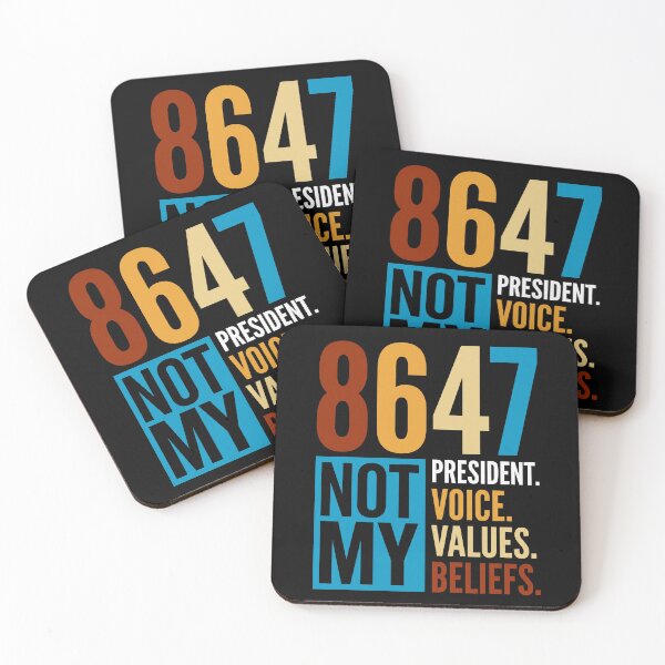Item preview, 8647 Not My President. Voice. Values. Beliefs. Political Activist Protest Citizen designed and sold by SofenArt.