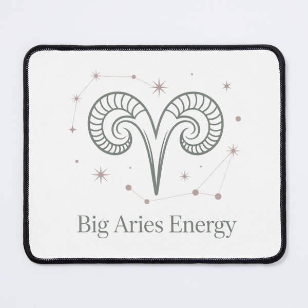 Item preview, Big Aries Energy – Minimalist Zodiac Astrology Design designed and sold by Cool-cat-art.