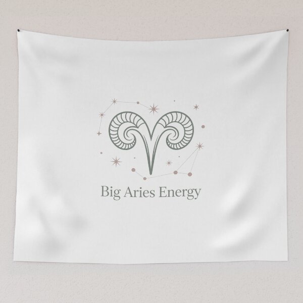 Item preview, Big Aries Energy – Minimalist Zodiac Astrology Design designed and sold by Cool-cat-art.