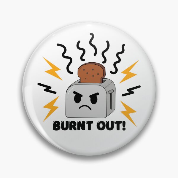 Item preview, Burnt Out! - Toaster Design  designed and sold by GlitterArtySVG.