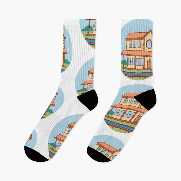Item preview, nostalgic train station during sunset rain designed and sold by Senglaopattern.